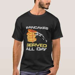 T-shirt Chronique de football de Pancakes