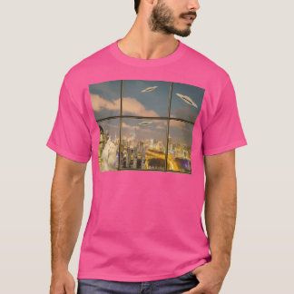 T-shirt Chroniques De Chat Alien Selfie Et Ufo