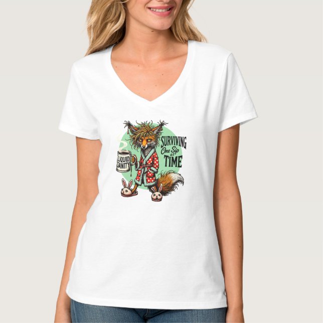 T-shirt Chroniques de Coffee Fox (Devant)