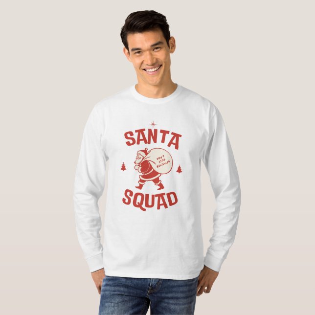 T-shirt Chroniques père Noël Squad (Devant entier)