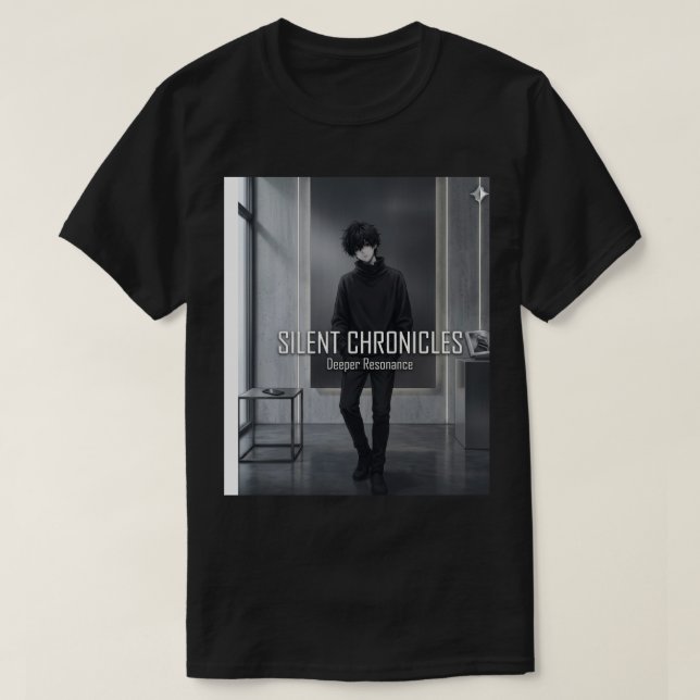 T-shirt Chroniques Silencieuses Résonance Plus Profonde Es (Design devant)