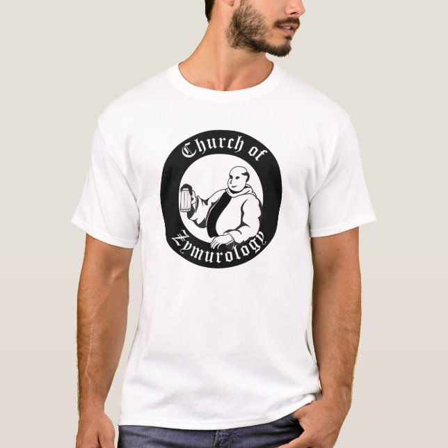 T-shirt Chruch de Zymurology (Devant)