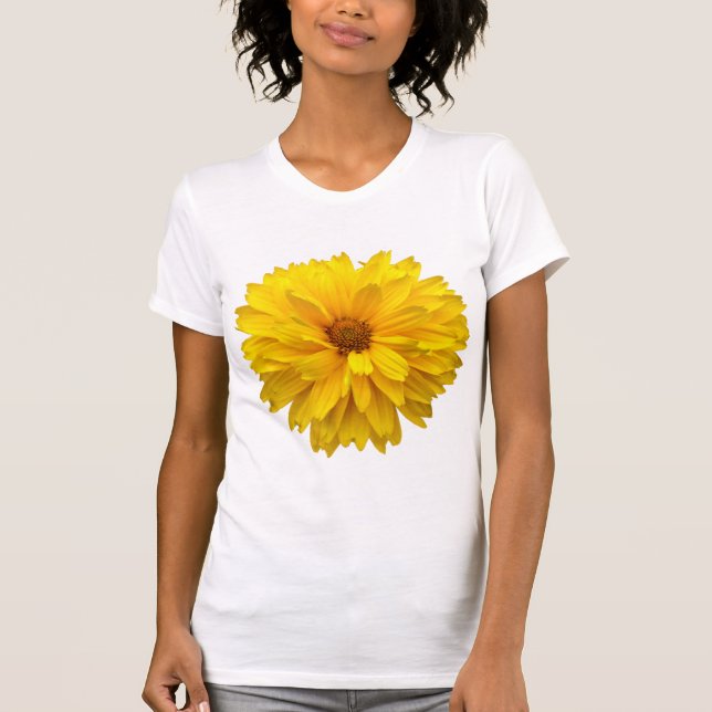 T-shirt Chrysanthème - Customisé (Devant)