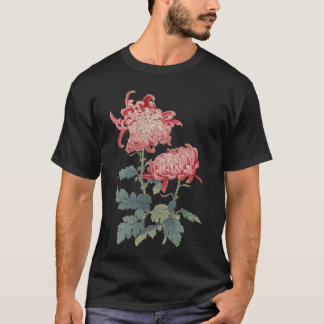 T-shirt Chrysanthème rose 2 - Hasegawa - Japa traditionnel