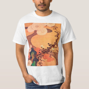 T-shirt Chrysanthèmes par un ruisseau avec des rochers (17