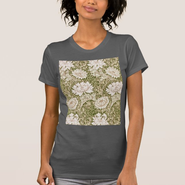 T-shirt Chrysanthemum Gold, William Morris (Devant)