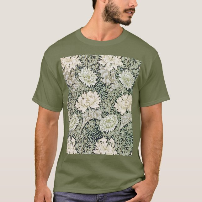 T-shirt Chrysanthemum, William Morris (Devant)