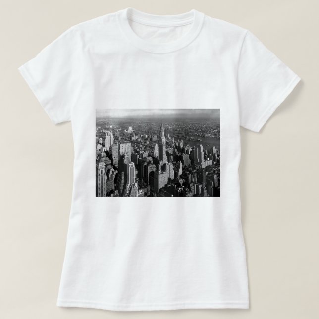 T-shirt Chrysler Building New York Manhattan (Design devant)