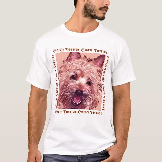 T-shirt "Chubba " de Terrier de cairn (Devant)