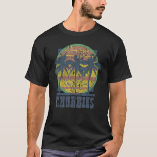 T-shirt Chubbies Skyu2019s Cuisses Dehors Vintage Rétro Be