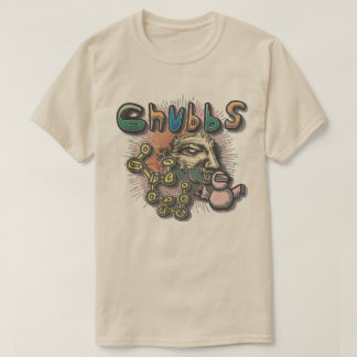 T-shirt Chubbs dessin de collage artistique