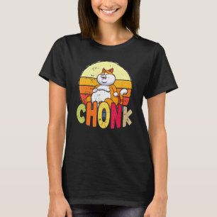 T-shirt Chubby Chonk Chat Mème Fat Feline