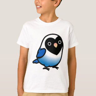 T-shirt Chubby Cobalt Lovebird masqué noir