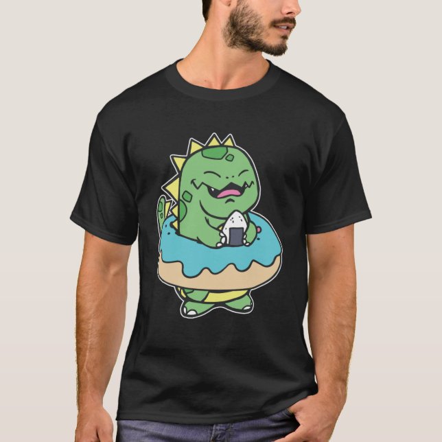 T-shirt Chubby Kid Dinosaur Donut Pâtisserie Sucrée Pâtiss (Devant)