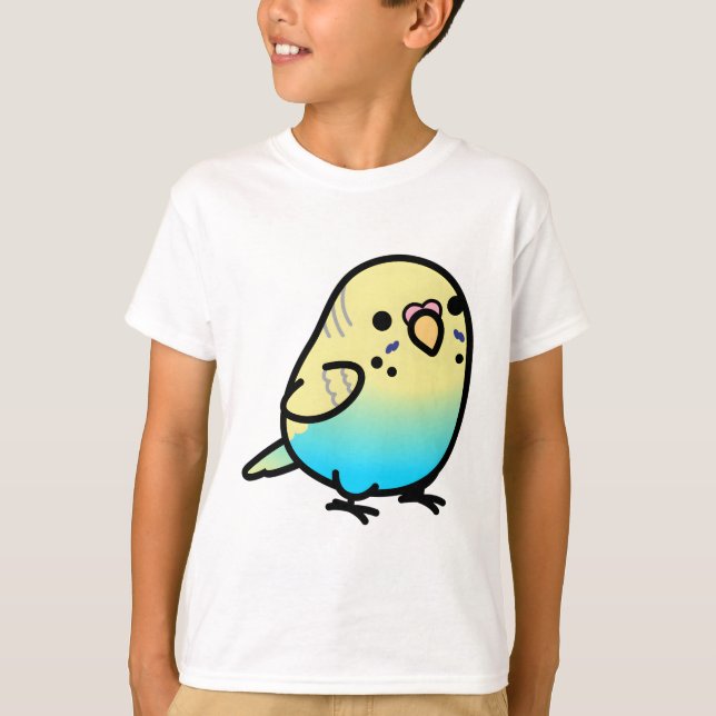 T-shirt Chubby Rainbow Spangle Budgie - Femme (Devant)