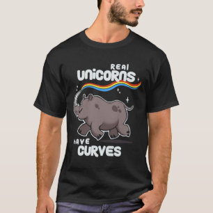 T-shirt Chubby Real Unicorns - Citation Inspirationnelle a