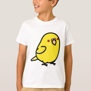 T-shirt Chubby Yellow Lutino Budgie yeux rouges