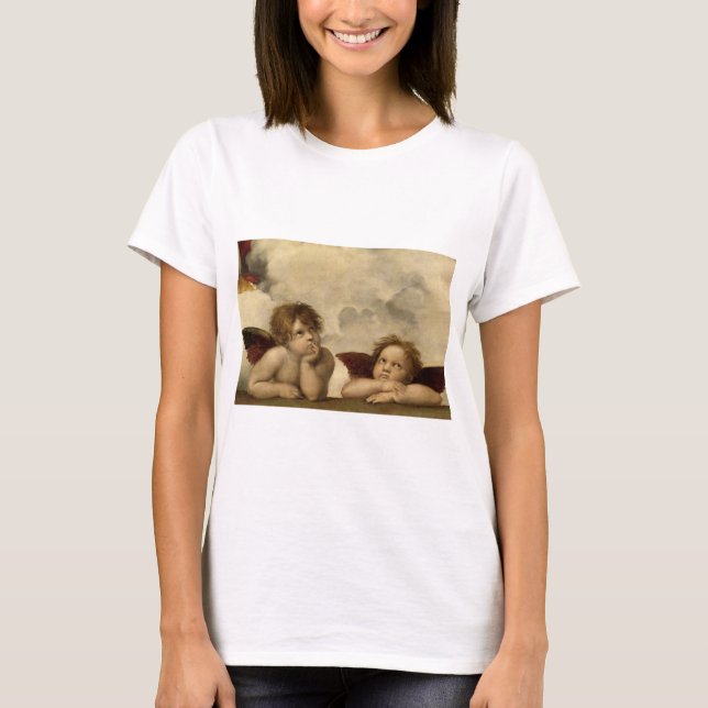T-shirt Chubs Raphael Santi Sistine Madonna Sweet (Devant)