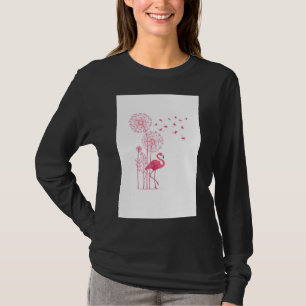 T-shirt Chuchotement de rêves roses – Fantaisie de flamant