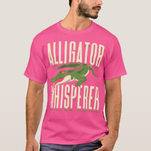 T-shirt Chuchoteur d'alligator Chasseur Amant Gardien Flor