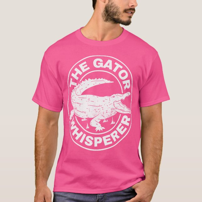 T-shirt Chuchoteur d'alligators Chasseur d'alligators (Devant)