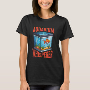 T-shirt Chuchoteur d'aquarium Aquascaping Poissons Gardien