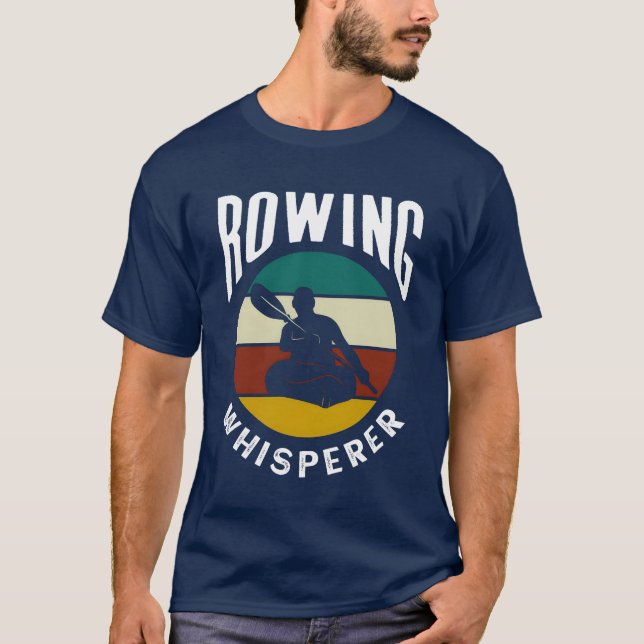 T-shirt Chuchoteur d'aviron Rangée d'équipage de rameur Sp (Devant)