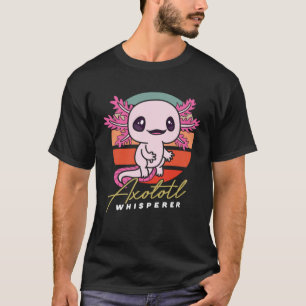 T-shirt Chuchoteur d'Axolotl Amphibien Mexicain Salamandre