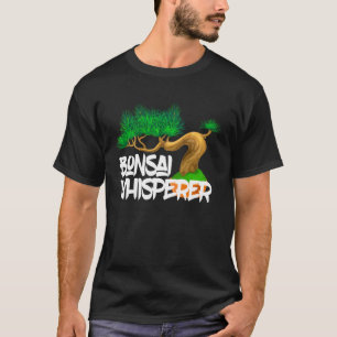 T-shirt Chuchoteur de Bonsaï Jardinier Amateur Arbre Asiat