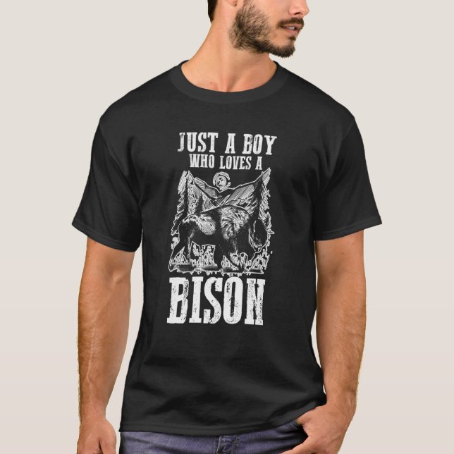 T-shirt Chuchoteur de buffles Vaches Douces Juste Un Garço (Devant)