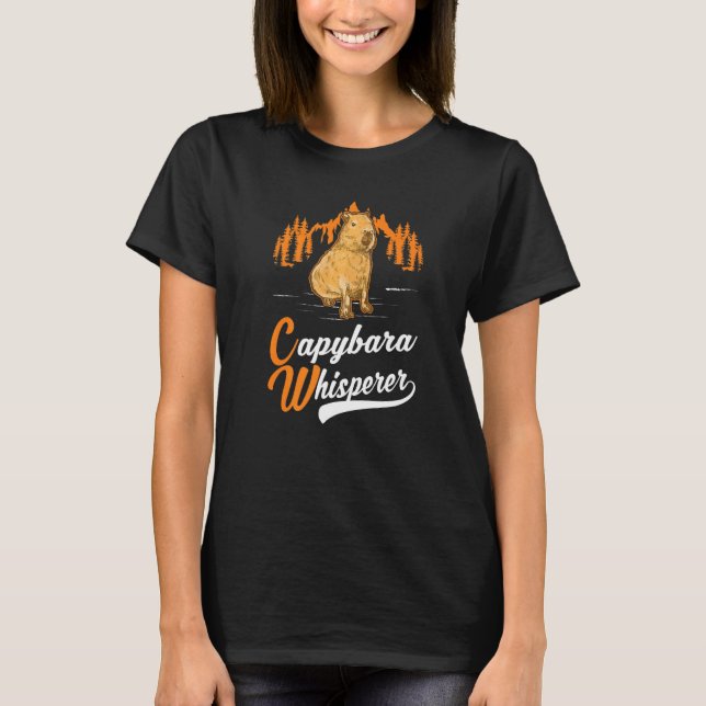 T-shirt Chuchoteur de capybaras (Devant)