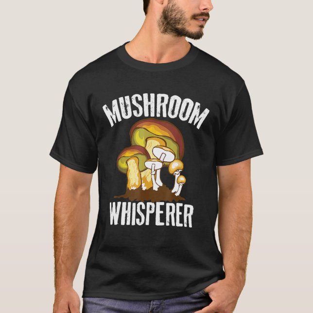 T-shirt Chuchoteur de Champignons Pathologie Végétale Cool (Devant)