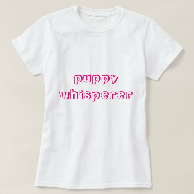 T-Shirt Chuchoteur de Chiots (Design devant)