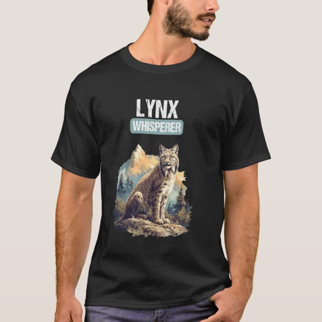 T-shirt Chuchoteur de Lynx Lynx (Devant)