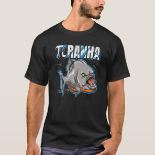 T-shirt Chuchoteur de piranhas aquariophile aquariophilie
