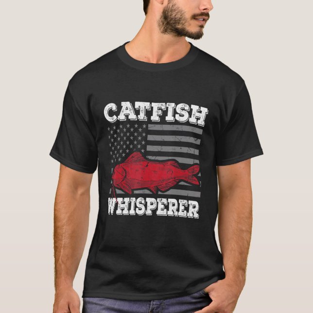T-shirt Chuchoteur de poisson-chat  Chasseur de poisson-ch (Devant)