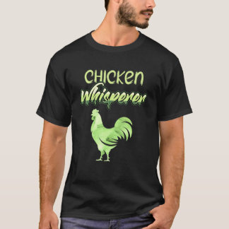 T-shirt Chuchoteur de poulet rétro vintage en détresse vol