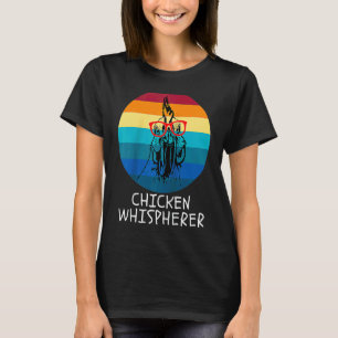 T-shirt Chuchoteur de poulets avec Chic rétro de coucher d