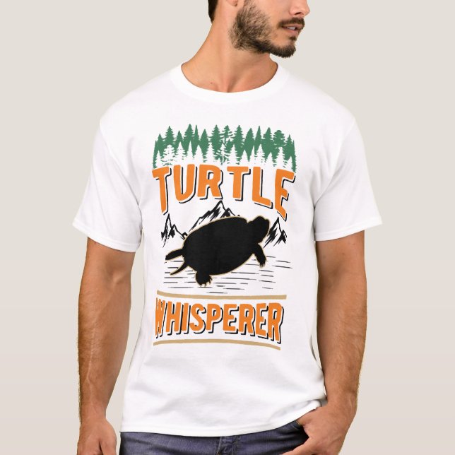 T-shirt Chuchoteur de Tortues Mini Copie (Devant)