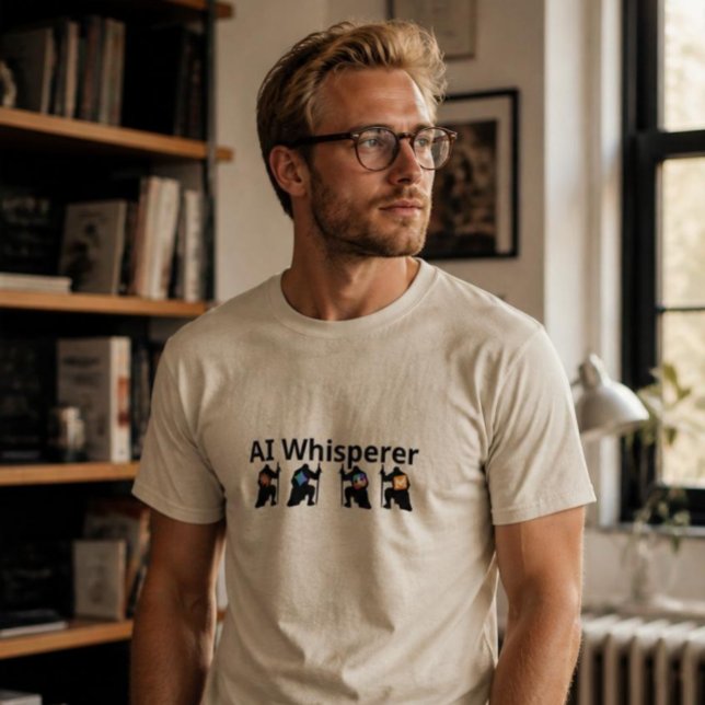 T-shirt Chuchoteur d'IA (Créateur téléchargé)