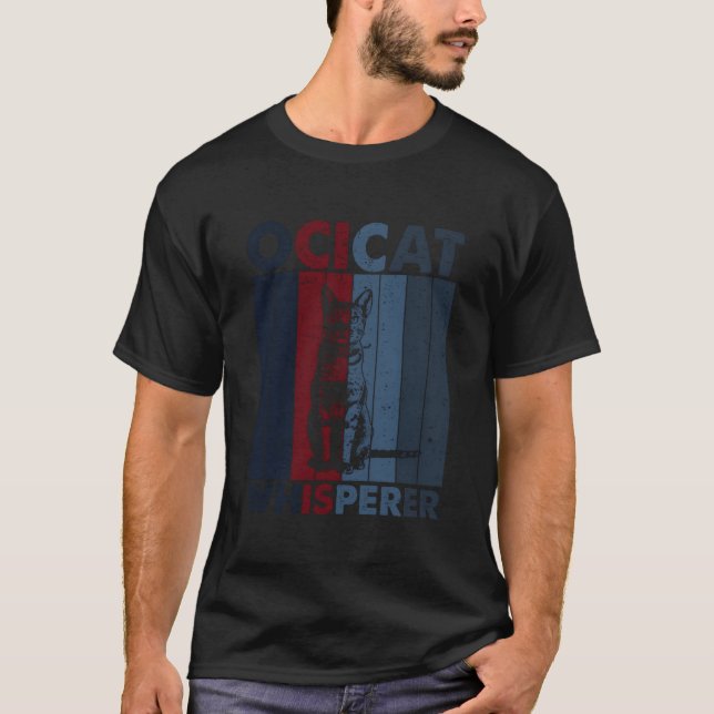 T-shirt Chuchoteuse Maman Papa Ocicat (Devant)