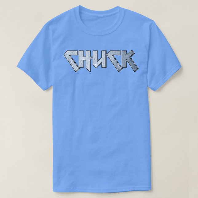 T-shirt Chuck en métal lourd (Design devant)