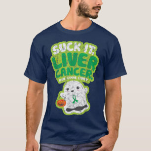 T-shirt Chuck It Liver Cancer Gimme Candy Funny Boo Ghost