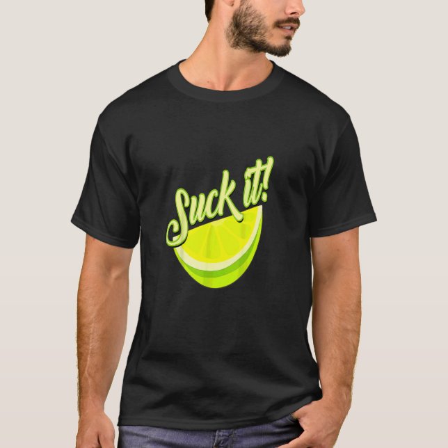T-shirt Chuck It Mexicain Green Lime Slice Lemon Love (Devant)