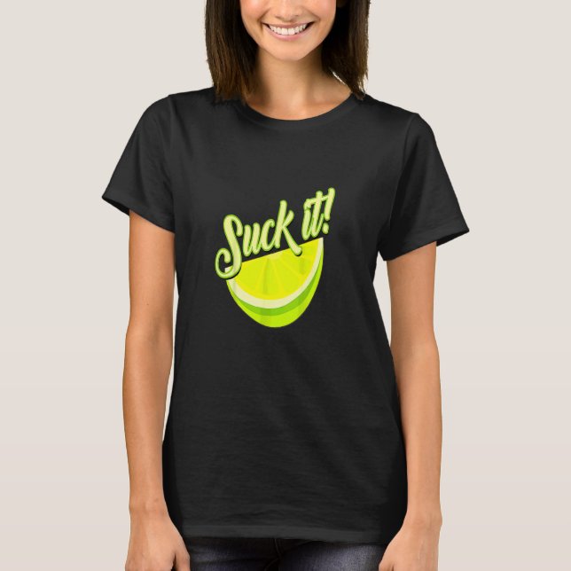 T-shirt Chuck It Mexicain Green Lime Slice Lemon Love (Devant)