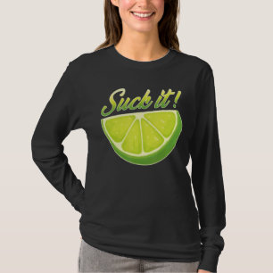 T-shirt Chuck It Mexicain Green Lime Slice Lemon Love
