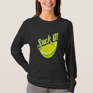 T-shirt Chuck It Mexicain Green Lime Slice Lemon Love