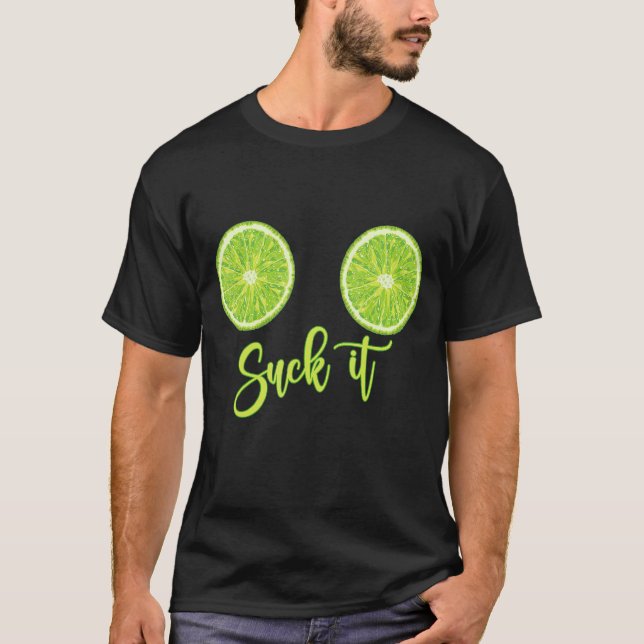 T-shirt Chuck It Mexicain Green Lime Slice Lemon Love 2 (Devant)
