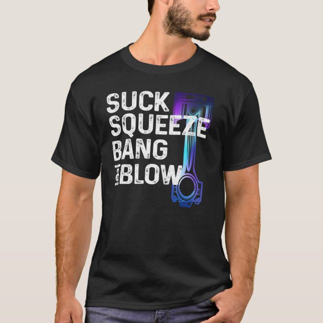T-shirt Chuck, Squeeze, Bang & Blow Auto Réparateur de voi (Devant)