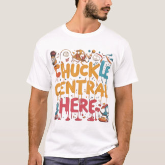 T-shirt Chuckle Central Ici homme mode vêtements.